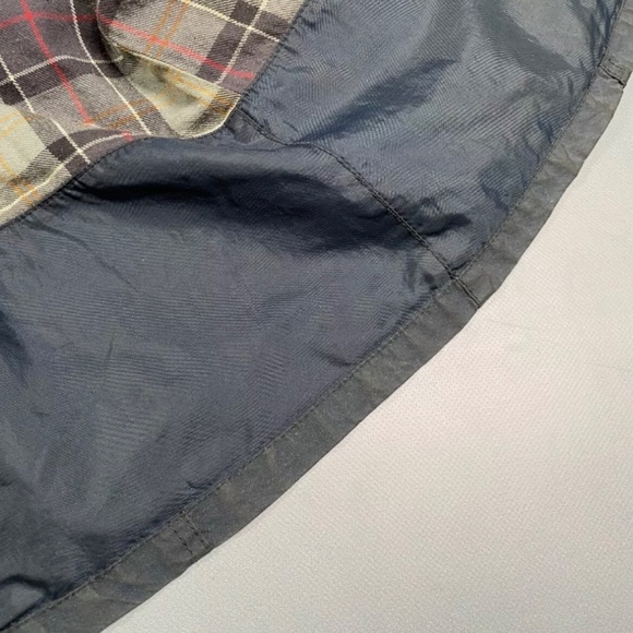 Women's Barbour Vintage Beadnell Wax Jacket Dark Blue size UK14 US10 - Picture 9 of 16